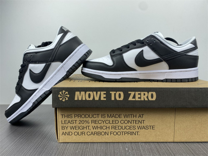 nike dunk low next nature white black (w) - dd1873-102