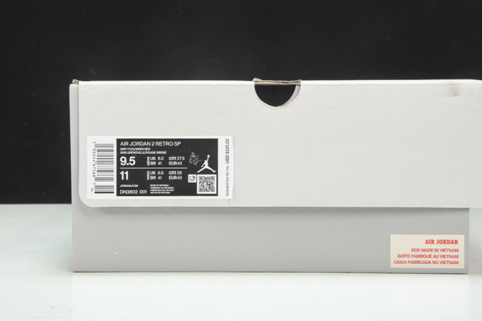 jordan 2 retro union grey fog - dn3802-001