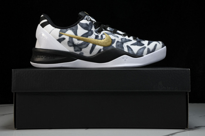 nike kobe 8 protro white metallic gold fv6325-100