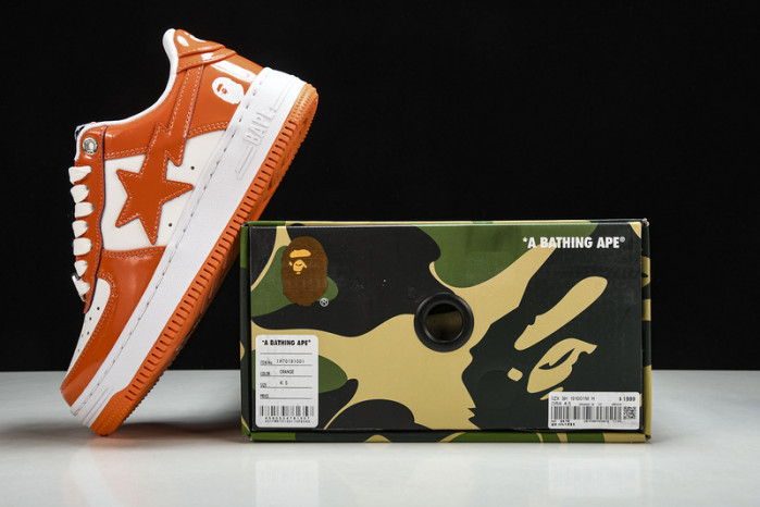 a bathing ape bape sta low copshoe bp-033