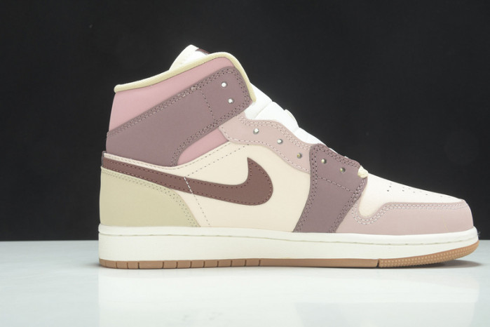 jordan 1 mid se dark pony smoky mauve - do7440-821