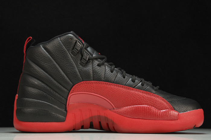 air jordan 12 “flu game” black/varsity red mens 130690-002