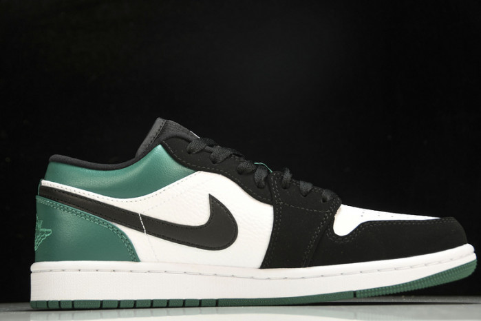 jordan 1 low white black mystic green 553558-113