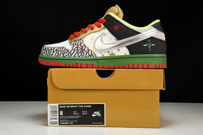 nike sb dunk low what the dunk - 318403-141