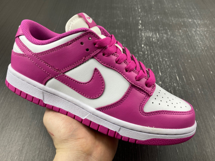 nike dunk low active fuchsia (gs) - fj0704-100