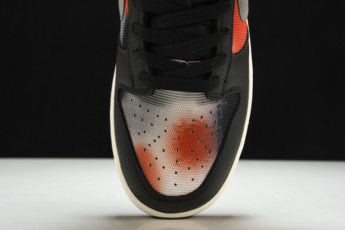 nike dunk low graffiti black red - dm0108-001