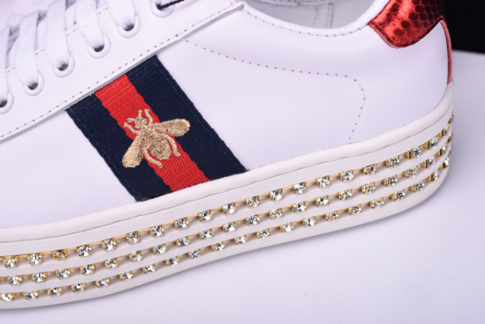 GC Ace Embellished SNEAKER WITH CRYSTALS womens 505995DOPE0