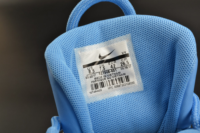 nike air more uptempo “university blue” mens 921948-401